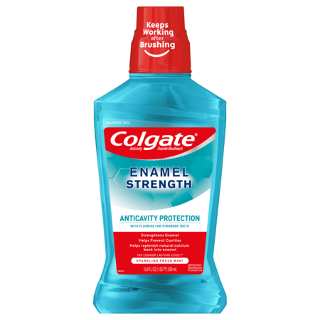 COLGATE Colgate Enamel Health Sparkling Fresh Mint Mouthwash 16.9 fl. oz., PK6 167158